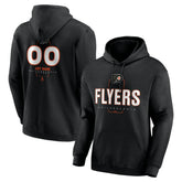 Philadelphia Flyers Personalized Name & Number Midfielder Pullover Hoodie - Black | NHL on sale