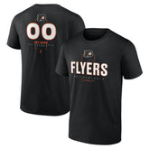 Philadelphia Flyers Personalized Name & Number Midfielder T-Shirt - Black | NHL on sale
