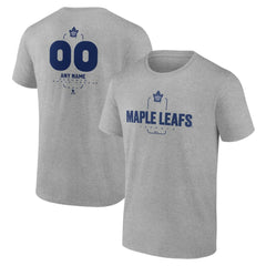 Toronto Maple Leafs Personalized Name & Number Midfielder T-Shirt - Gray | NHL sale