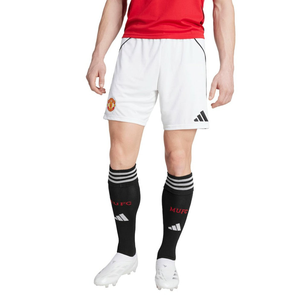 Adidas - Manchester United 2025/26 Home AEROREADY Replica Shorts - White