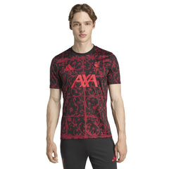 Adidas - Liverpool 2025/26 AEROREADY Pre-Match Top - Black