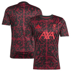 Adidas - Liverpool 2025/26 AEROREADY Pre-Match Top - Black