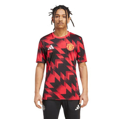 Adidas - Manchester United 2025/26 AEROREADY Pre-Match Top - Red