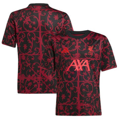Adidas - Liverpool Youth 2025/26 Pre-Match AEROREADY Top - Black
