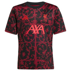 Adidas - Liverpool Youth 2025/26 Pre-Match AEROREADY Top - Black