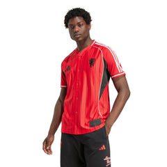 Adidas - Manchester United US Pack Full-Button Baseball Jersey - Red