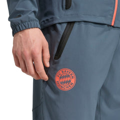 Adidas - Bayern Munich 2025/26 Tiro Vis Tech AEROREADY Travel Pants - Gray