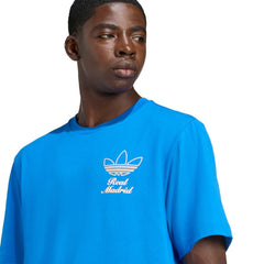Adidas - Real Madrid Terrace Icons Collection Graphic T-Shirt - Blue