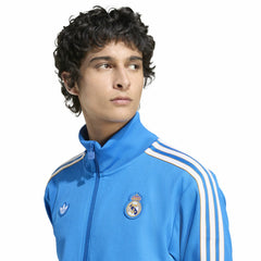 Adidas - Real Madrid Terrace Icons Full-Zip Track Jacket - Blue