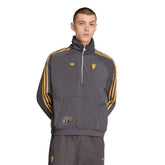 Adidas - Manchester United Terrace Icons Half-Zip Jacket - Gray
