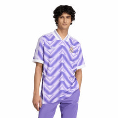 Adidas - Real Madrid Unisex Lifestyler Fashion Jersey - Purple