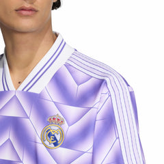 Adidas - Real Madrid Unisex Lifestyler Fashion Jersey - Purple