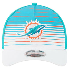 Miami Dolphins New Era Adventure Gradient 9FORTY M-Crown A-Frame Adjustable Hat - White/Aqua - NFL