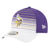 Minnesota Vikings New Era Adventure Gradient 9FORTY M-Crown A-Frame Adjustable Hat - White/Purple - NFL