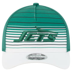 New York Jets New Era Adventure Gradient 9FORTY M-Crown A-Frame Adjustable Hat - White/Green - NFL