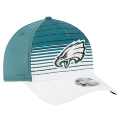 Philadelphia Eagles New Era Adventure Gradient 9FORTY M-Crown A-Frame Adjustable Hat - White/Midnight Green - NFL