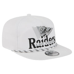 Las Vegas Raiders New Era Collide Golfer Snapback Hat - White - NFL