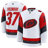 Andrei Svechnikov Carolina Hurricanes Fanatics Away Premium Jersey - White | Fanatics Clearance