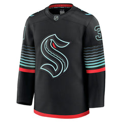 Philipp Grubauer Seattle Kraken Fanatics Alternate Premium Player Jersey - Black | Fanatics near me