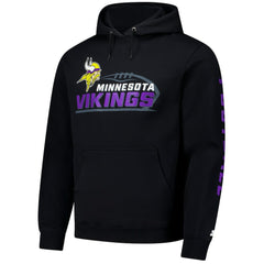 Minnesota Vikings Starter Vintage Pullover Hoodie - Black - NFL