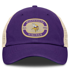 Minnesota Vikings Top of the World Team Patch Adjustable Hat - Purple - NFL