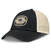 Baltimore Ravens Top of the World Team Patch Adjustable Hat - Black - NFL