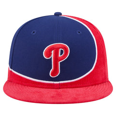 Philadelphia Phillies New Era Retro Split Corduroy Snapback Hat Discount