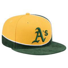 Athletics New Era Retro Split Corduroy Snapback Hat Outlet