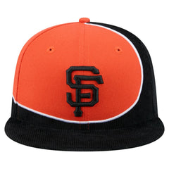 San Francisco Giants New Era Retro Split Corduroy Snapback Hat Outlet