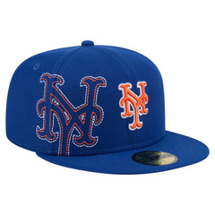 New York Mets New Era Yarn Stitch 59FIFTY Fitted Hat Online
