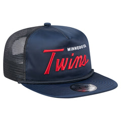 Minnesota Twins New Era Retro Satin Script Golfer Adjustable Hat Outlet