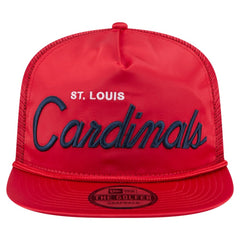 St. Louis Cardinals New Era Retro Satin Script Golfer Adjustable Hat Online