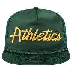Athletics New Era Retro Satin Script Golfer Adjustable Hat Near Me