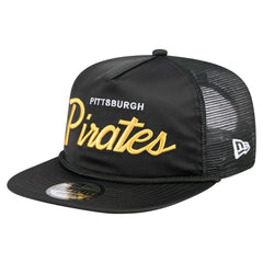 Pittsburgh Pirates New Era Retro Satin Script Golfer Adjustable Hat Near Me