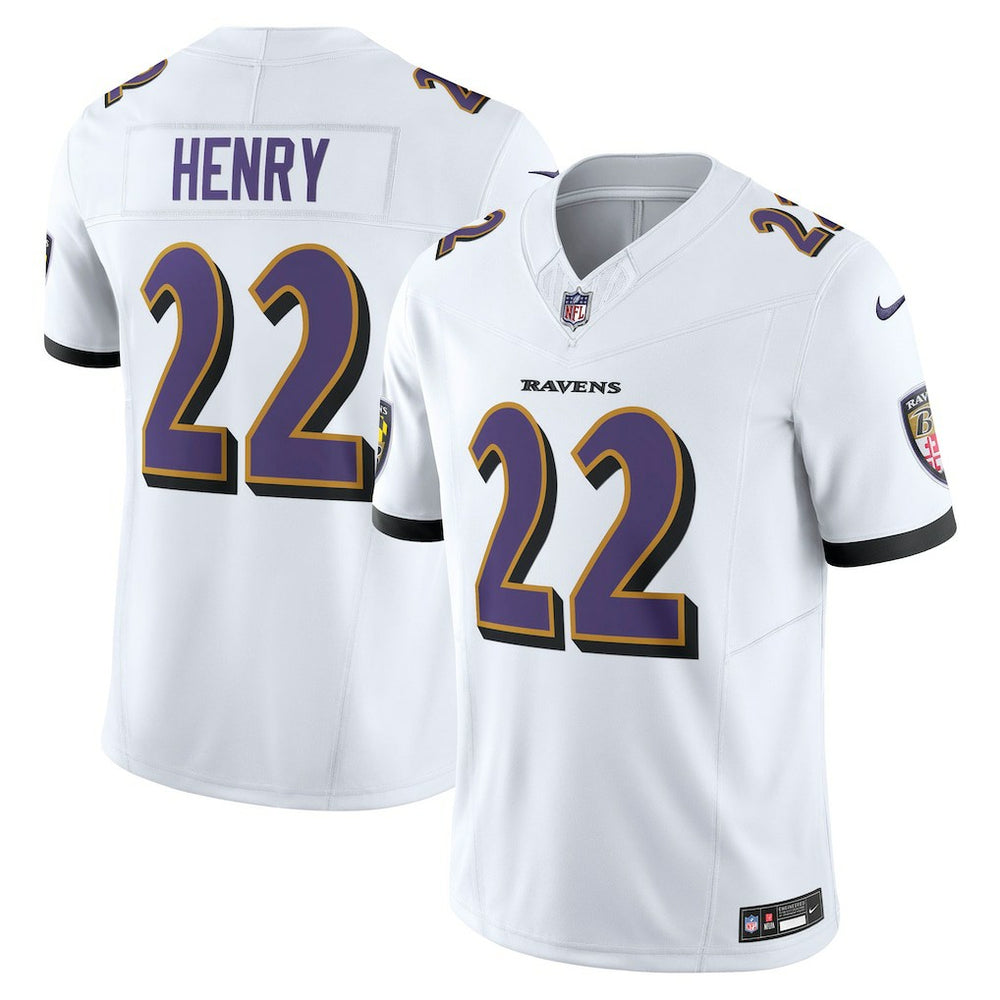 Derrick Henry Baltimore Ravens Vapor F.U.S.E. Limited Jersey - White - Nike
