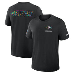 San Francisco 49ers Tall 2025 NFL Crucial Catch Tri-Blend Dri-FIT T-Shirt - Black - Nike