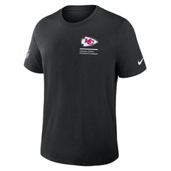 Kansas City Chiefs Tall 2025 NFL Crucial Catch Tri-Blend Dri-FIT T-Shirt - Black - Nike
