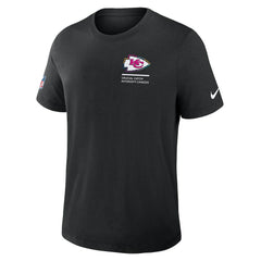 Kansas City Chiefs Tall 2025 NFL Crucial Catch Tri-Blend Dri-FIT T-Shirt - Black - Nike