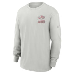 San Francisco 49ers Essential Heavy Max90 Long Sleeve T-Shirt - Gray - Nike