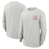 Cleveland Browns Essential Heavy Max90 Long Sleeve T-Shirt - Gray - Nike