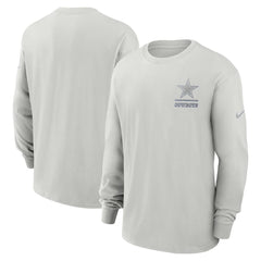 Dallas Cowboys Essential Heavy Max90 Long Sleeve T-Shirt - Gray - Nike