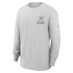 Dallas Cowboys Essential Heavy Max90 Long Sleeve T-Shirt - Gray - Nike