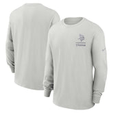 Minnesota Vikings Essential Heavy Max90 Long Sleeve T-Shirt - Gray - Nike