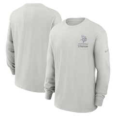 Minnesota Vikings Essential Heavy Max90 Long Sleeve T-Shirt - Gray - Nike