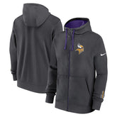Minnesota Vikings Primetime Club Full-Zip Hoodie - Anthracite - Nike