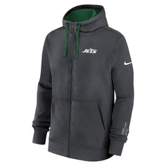 New York Jets Primetime Club Full-Zip Hoodie - Anthracite - Nike