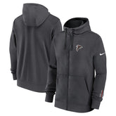 Atlanta Falcons Primetime Club Full-Zip Hoodie - Anthracite - Nike