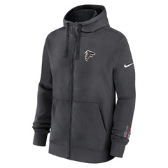 Atlanta Falcons Primetime Club Full-Zip Hoodie - Anthracite - Nike
