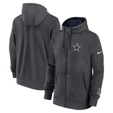Dallas Cowboys Primetime Club Full-Zip Hoodie - Anthracite - Nike