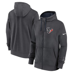 Houston Texans Primetime Club Full-Zip Hoodie - Anthracite - Nike